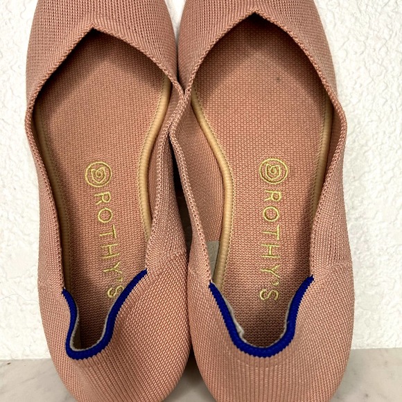 Rothy's The Flat Pink Coral Womens Size 9 Ballet Flat Round Toe Retired - Picture 3 of 16
